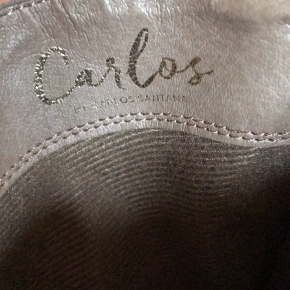 CARLOS BY CARLOS SANTANA BROWN BOOTS SIZE 8.5 - Picture 3 of 16